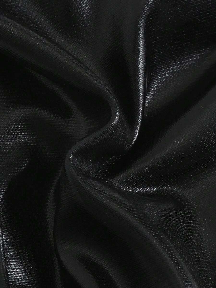 SHEIN Swim Calcinha de biquíni sexy de cor sólida para praia e verão